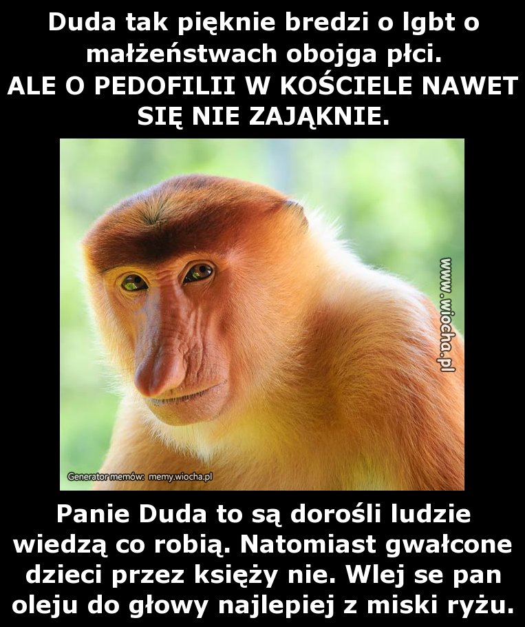 Duda tak pięknie bredzi o lgbt o małżeństwach