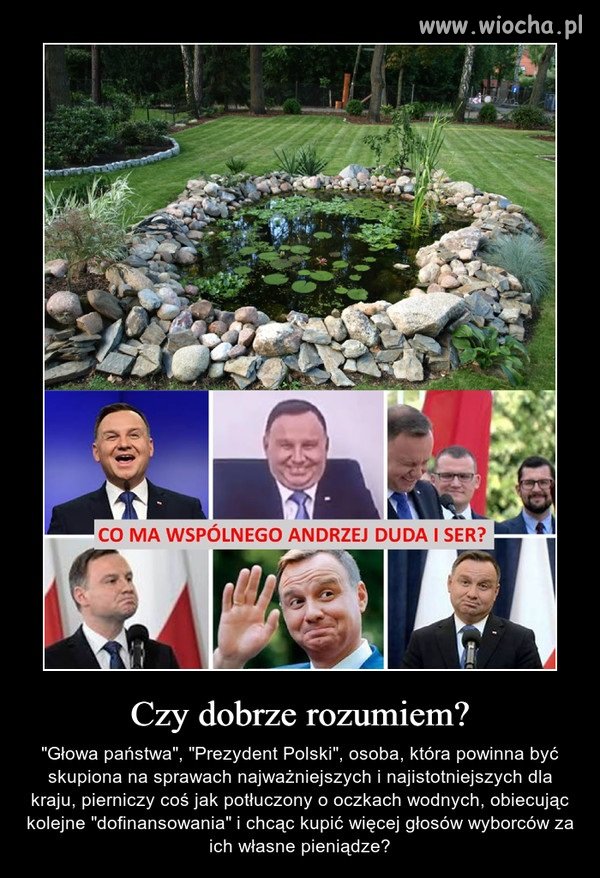 No cóż ... jaki pRezydent takie priorytety 