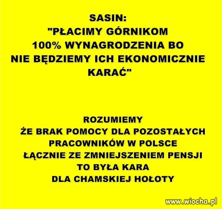 Kara dla chamskiej hołoty...