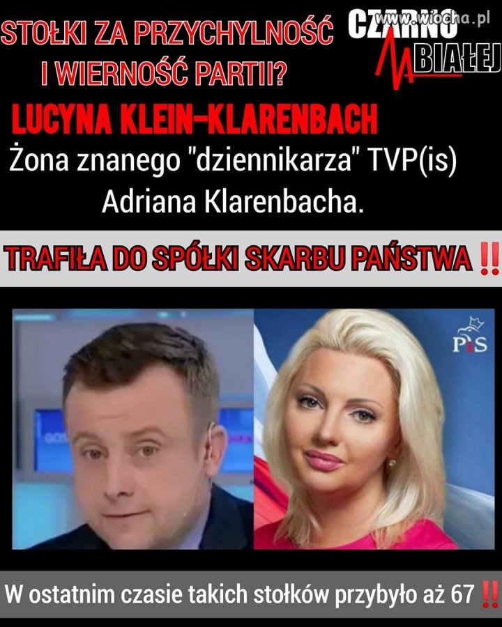 Stołki za wierność partii