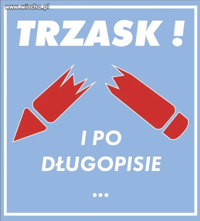 Trzask...