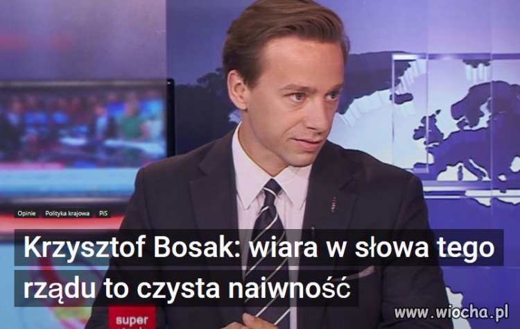 Trafnie podsumował władzę  Prawa i Sprawiedliwośći