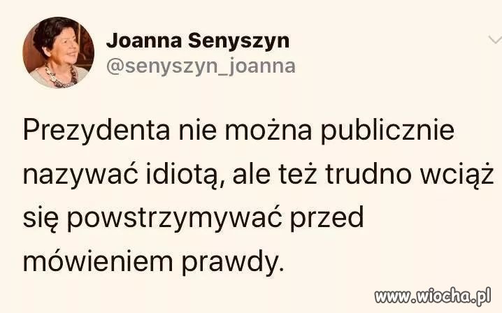 Nie wolno publicznie nazywać Dudę idiotą