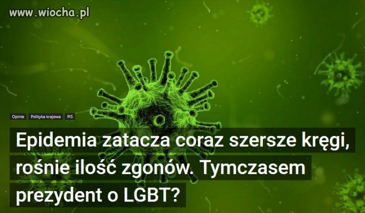 Dramatyczna sytuacja w kraju go w ogóle nie interesuje?