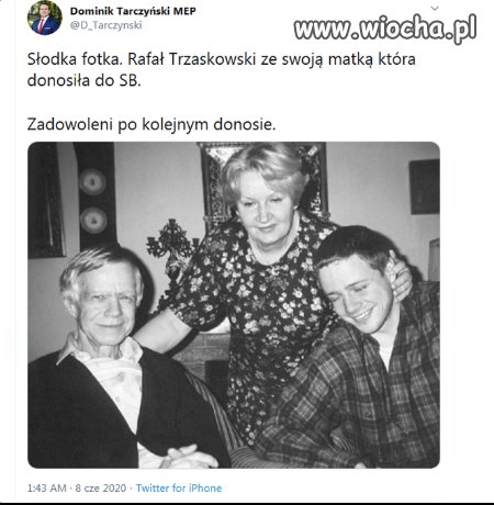  Wnuk szmalcownika pluje jadem