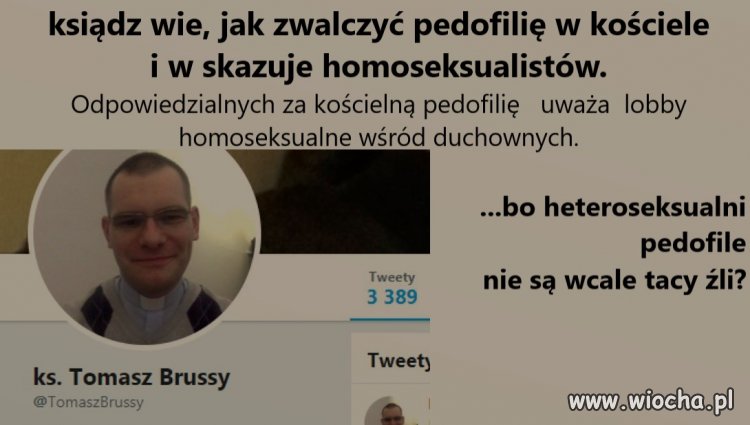 Homoseksualiści winni pedofilii w kościele?