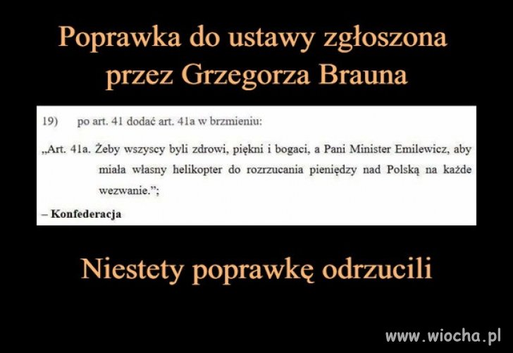 Takimi bzdurami zajmują się w sejmie
