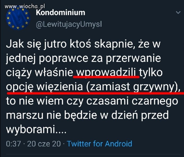 Dobrze że tylko więzienie