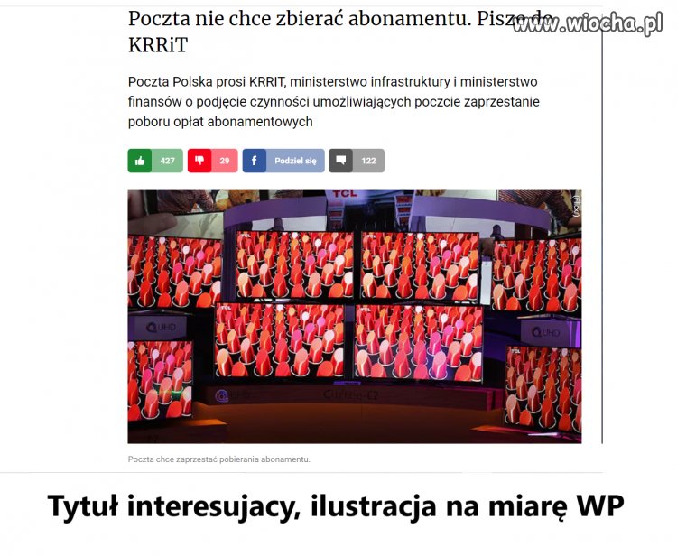 Poczta nie chce zbierać abonamentu