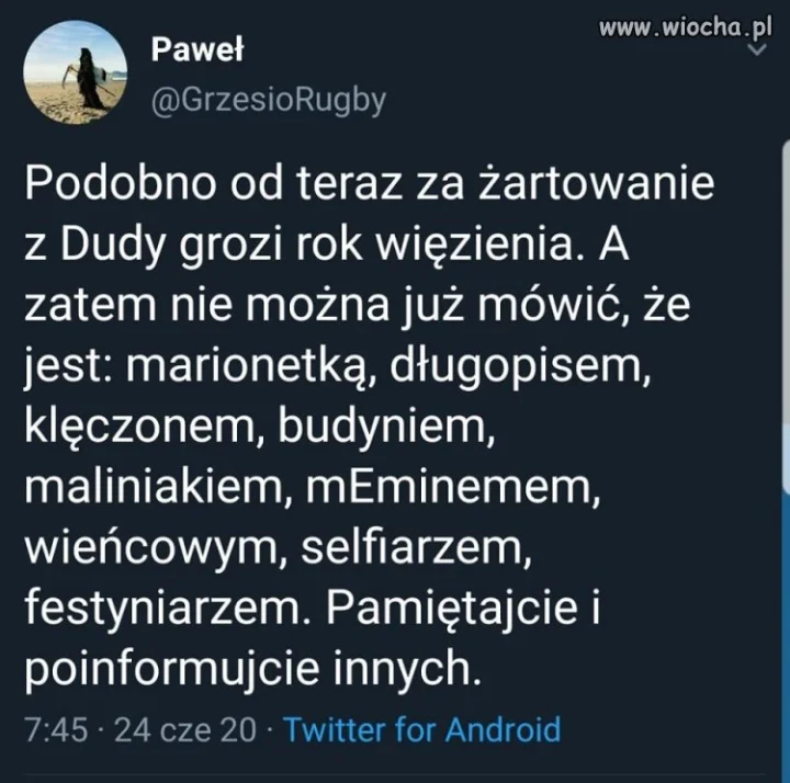 Nie trzeba tyle mówić, pisać 