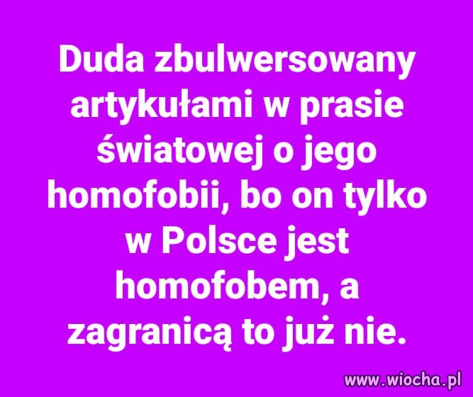 Bo nie będą nam tu w obcych językach ...
