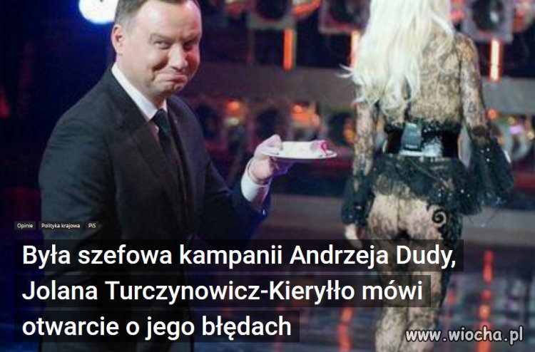 Turczynowicz-Kieryłło zrezygnowała z pracy dla Dudy