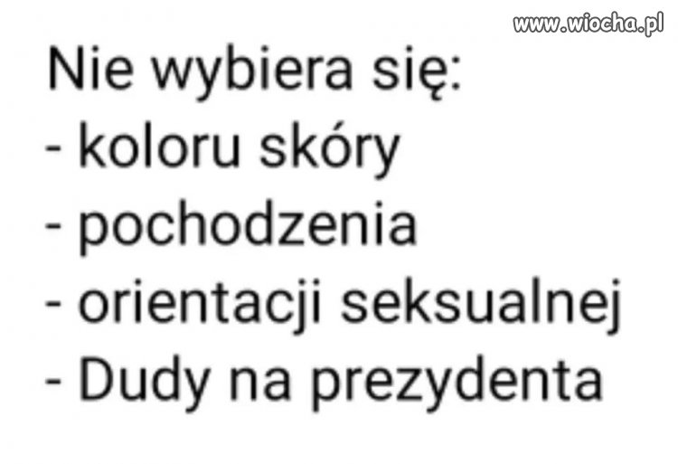 Nie wybiera się