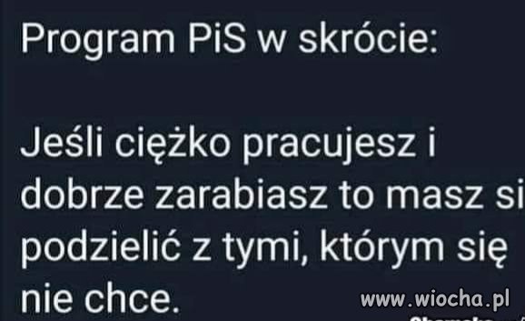 Program  pis w skrócie. 