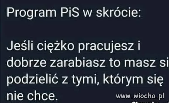 Program  pis w skrócie. 