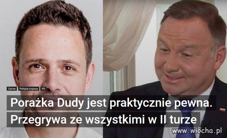Andrzej Duda ma coraz gorsze notowania.