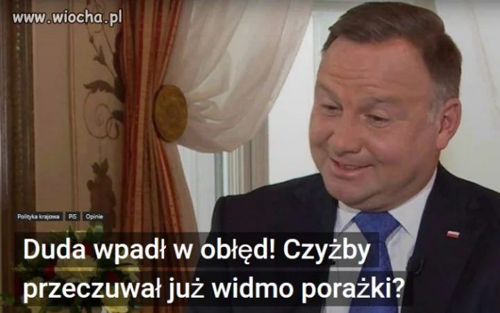Duda mówi cuda...