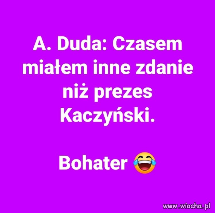 No proszę, proszę ...