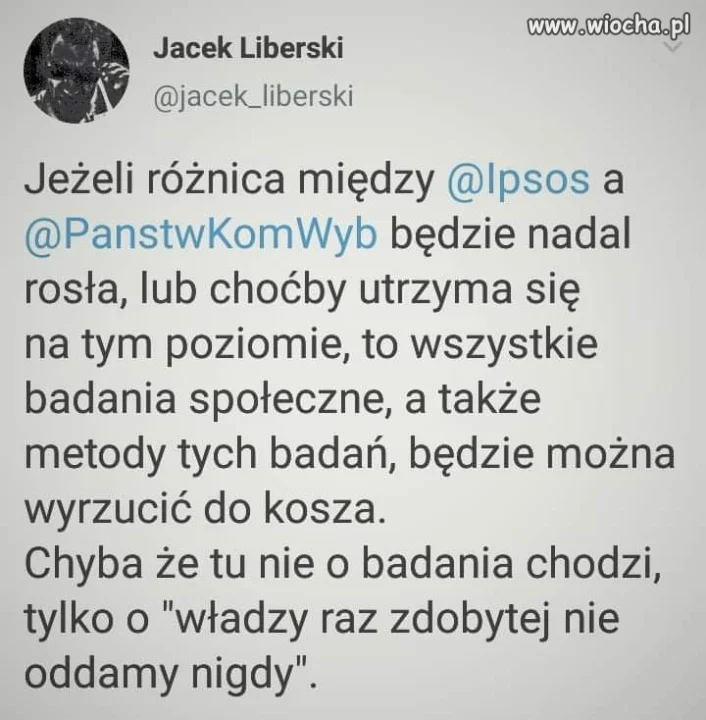 Władzy raz zdobytej... 