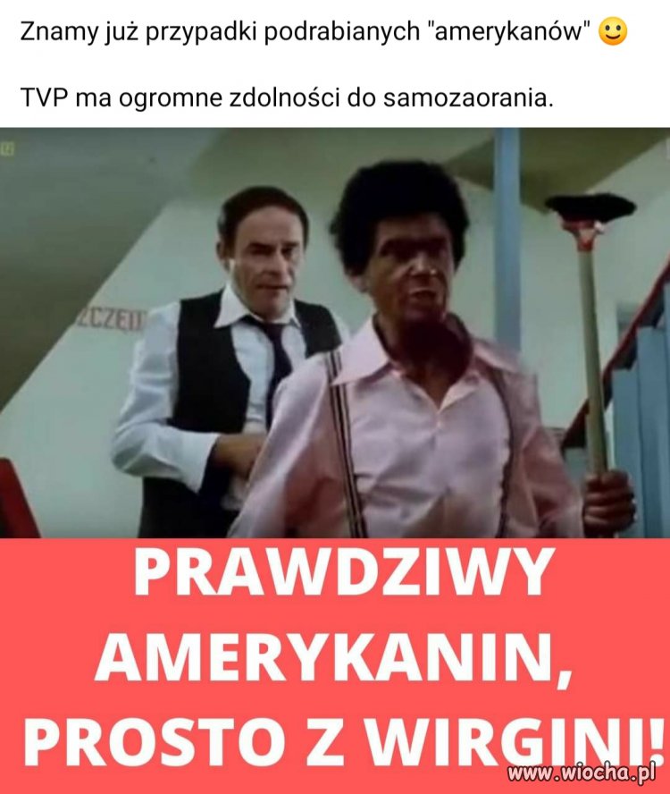To jest prawdziwy Amerykanin