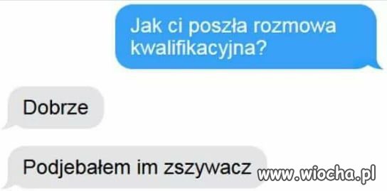 Rozmowa kwlifikacyjna