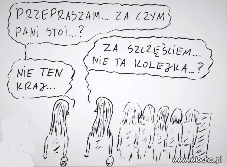 Ponad godzinę stania w kolejce..
