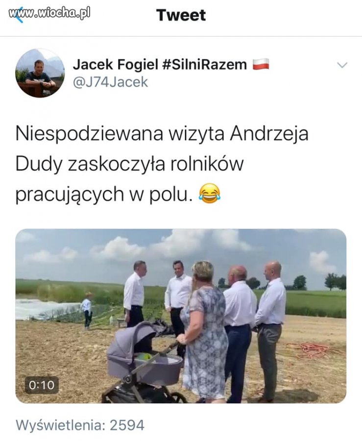  teraz rolnik do pola idzie