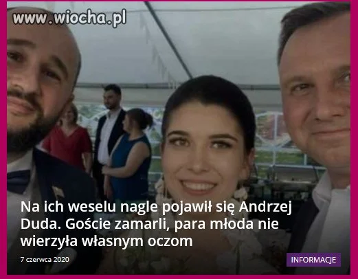 Wbił się na 'waleta'