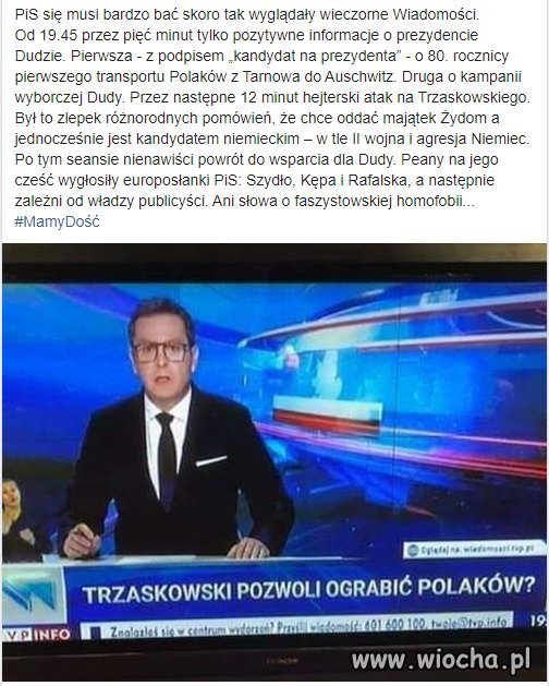 Panika w Pisie i TVP