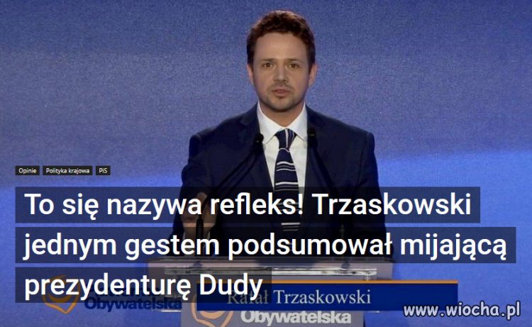 Ten gest przejdzie do historii!