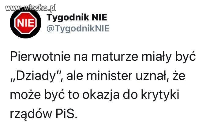 To byłby temat do ciekawej aluzji
