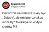 To byłby temat do ciekawej aluzji