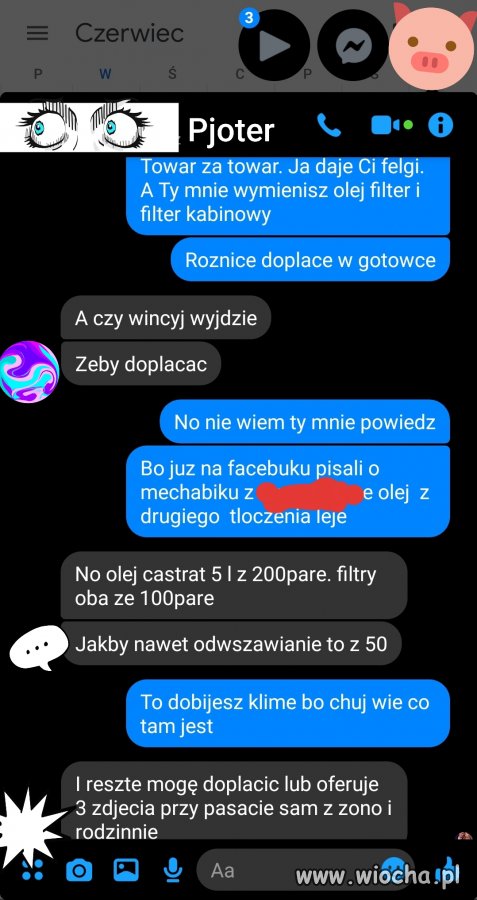 Interesy  z moim ulubienym mechanikiem 
