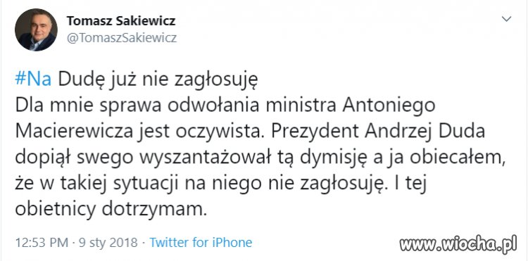 Warto posłuchać Pana Tomka 