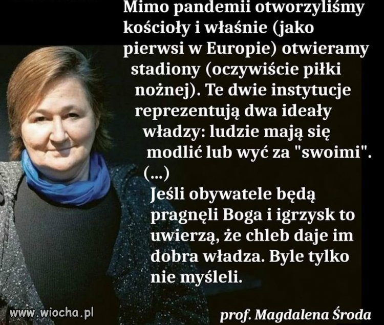 To potwierdza,że ten wirus-świrus