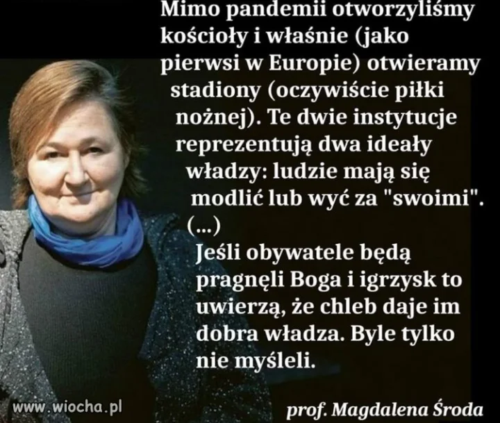 To potwierdza,że ten wirus-świrus