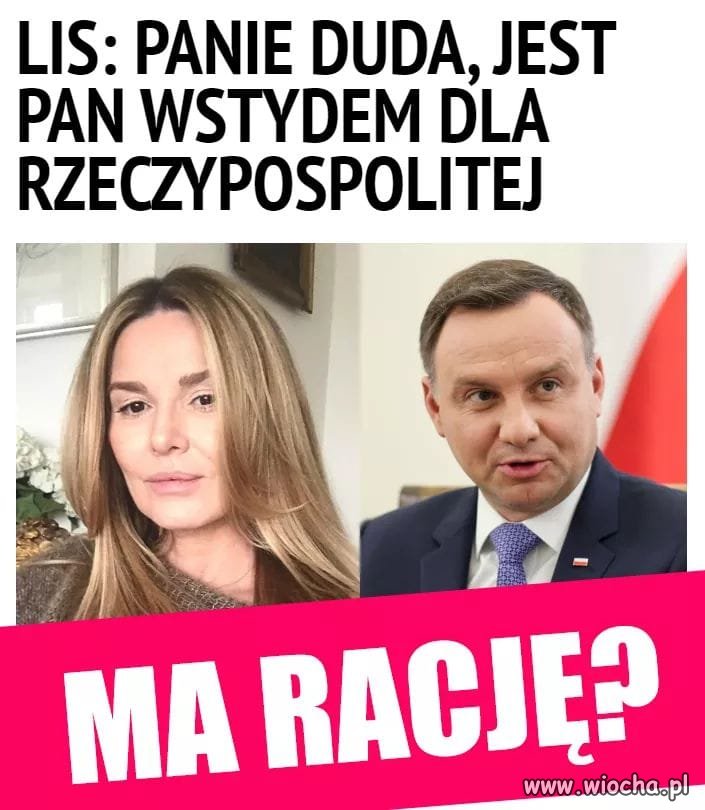 Czy Hania Lis ma rację ?