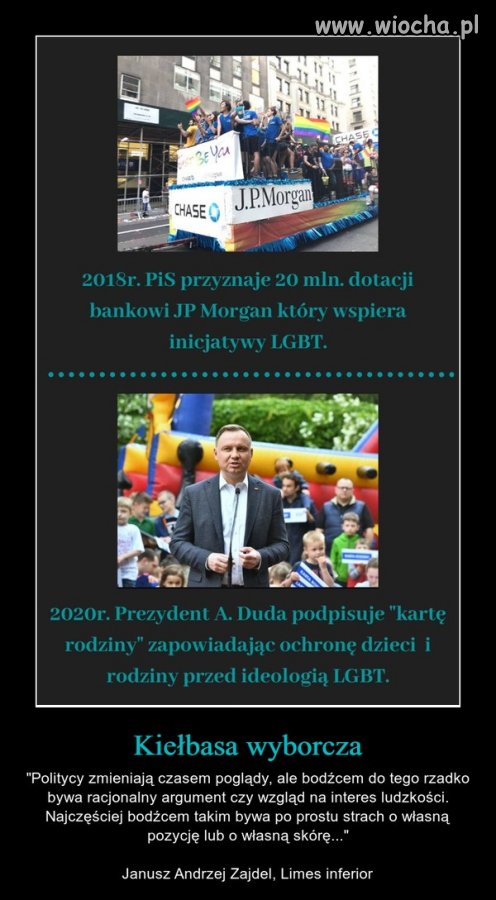 Ponoć tylko krowa nie zmienia poglądów. A świnia?