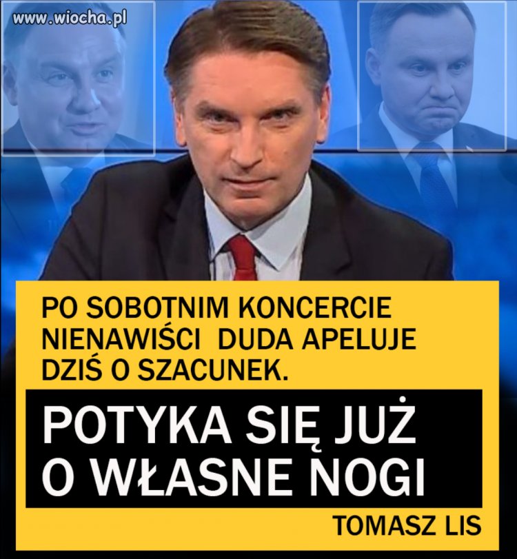 Nie tak się zachowuje prezydent