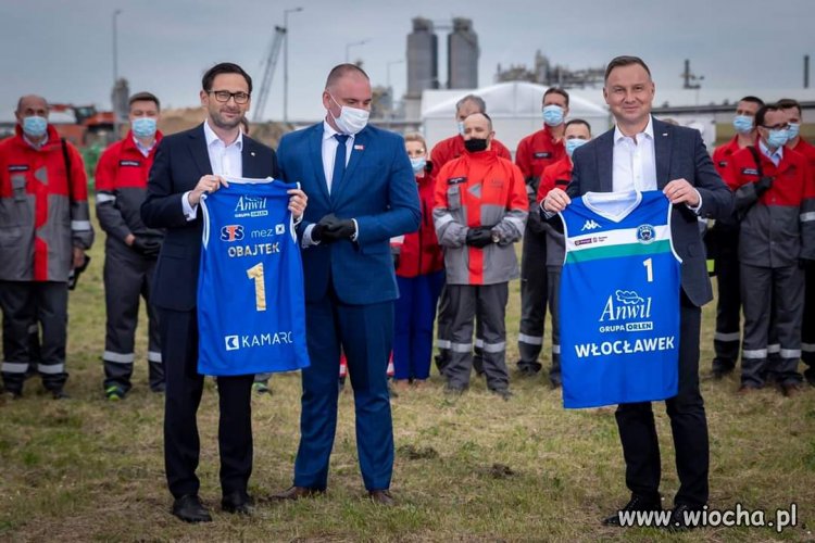Adrian cwaniak odwiedził Anwil SA