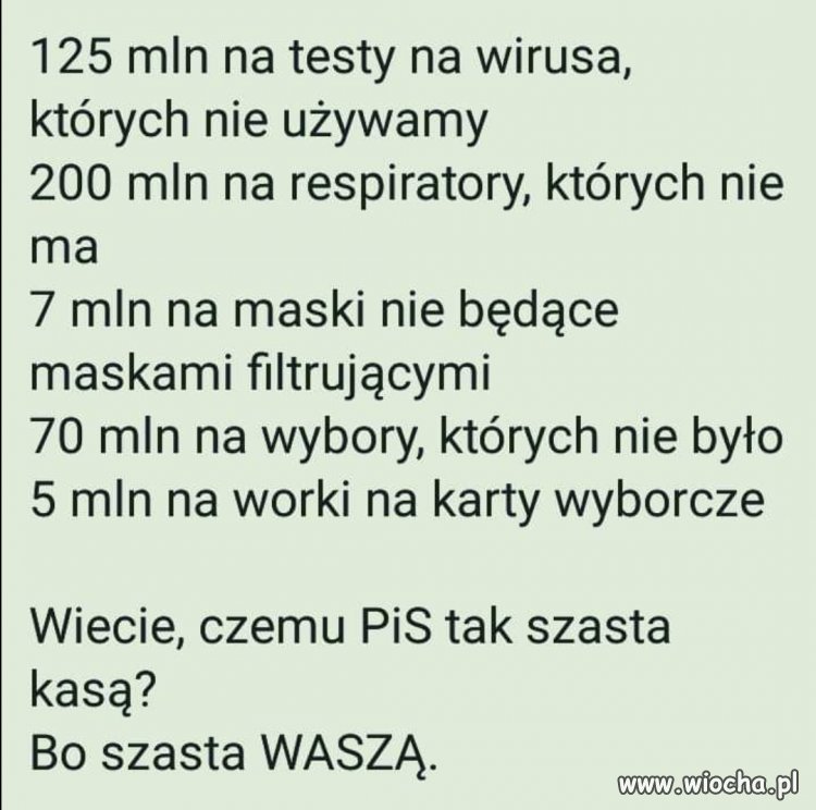 Wiecie, czemu PiS tak szasta kasą?