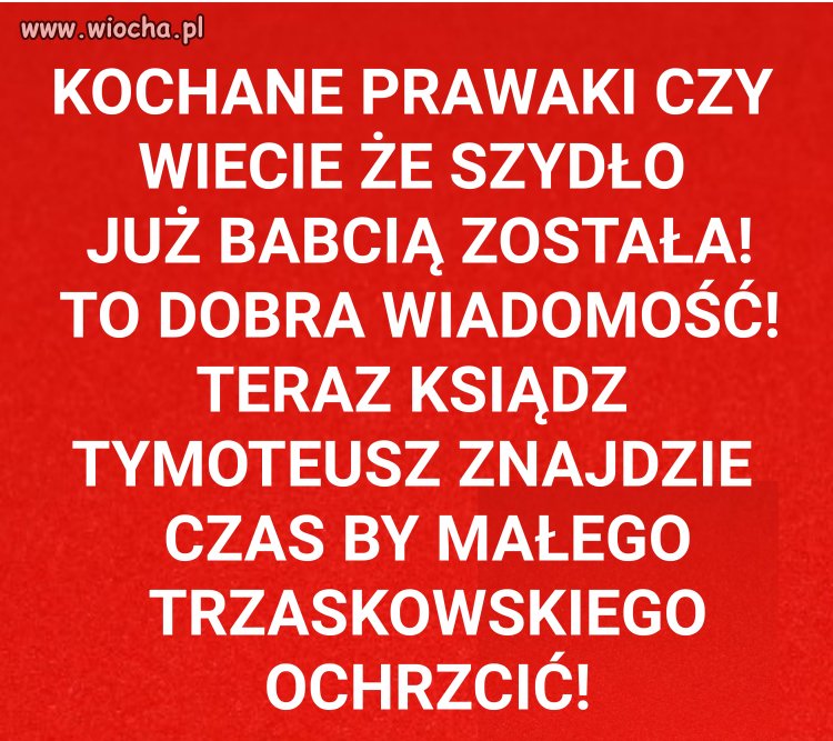 Tak tylko mówię i przypominam prawym świętoszkom