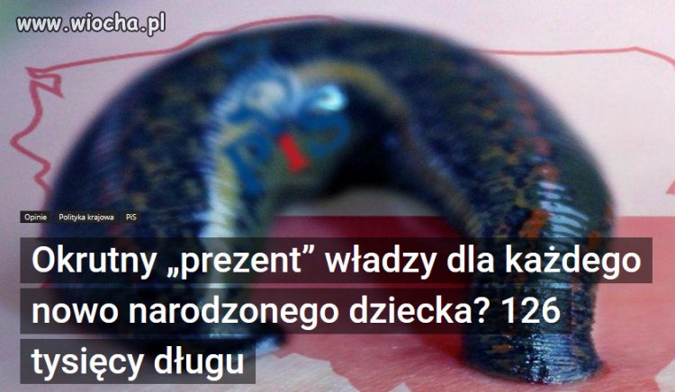 Ten dług, w dokładnie tej kwocie, ma każdy z nas