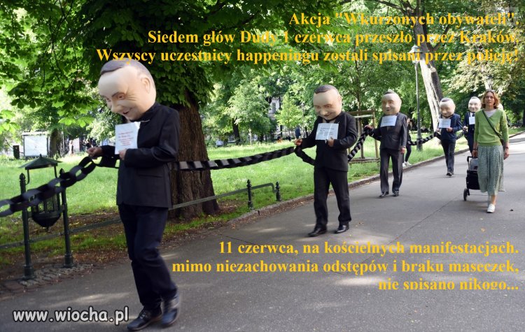 7 głów Dudy jak 7 złamań Konstytucji...