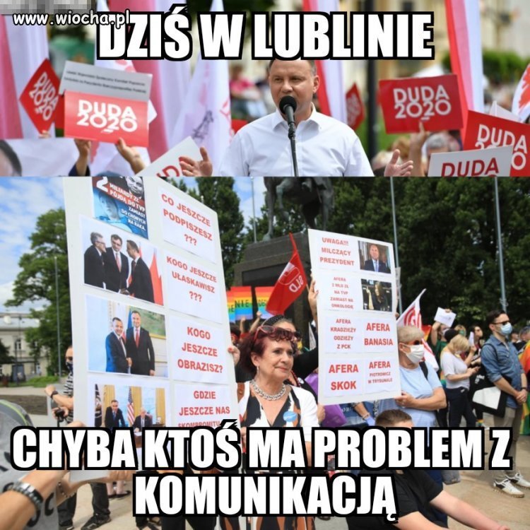 Gorący wiec anżeja