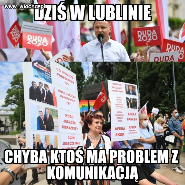 Gorący wiec anżeja