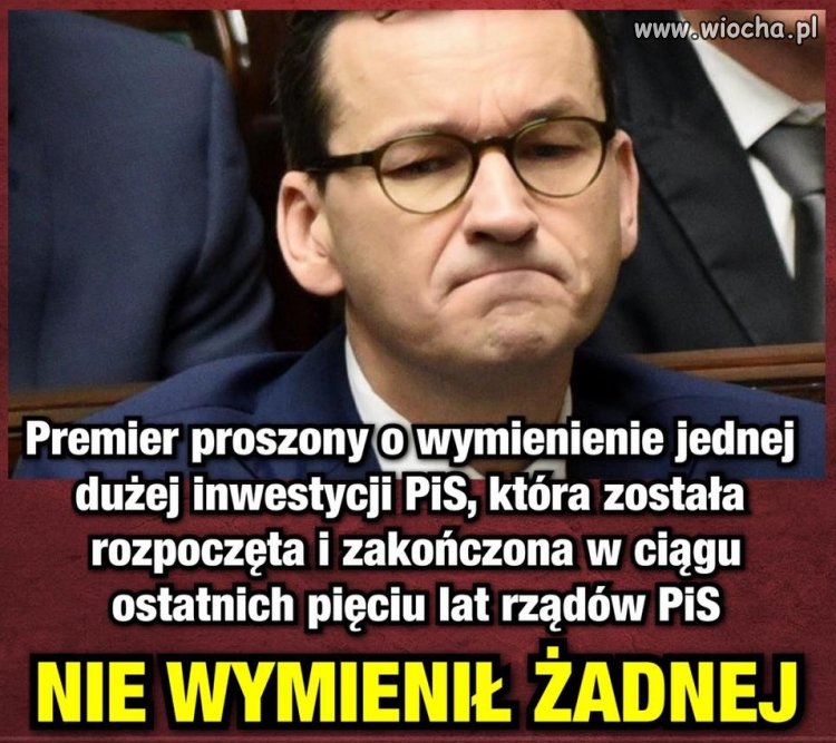 A tak się starał. A tak intensywnie myślał ...