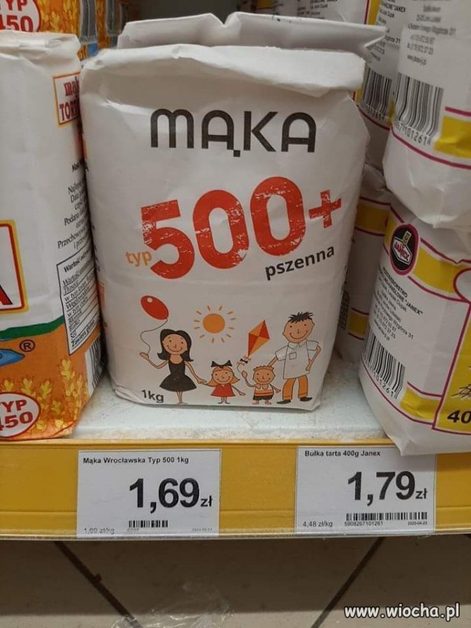 Mąka na ciasto dla bombelków...