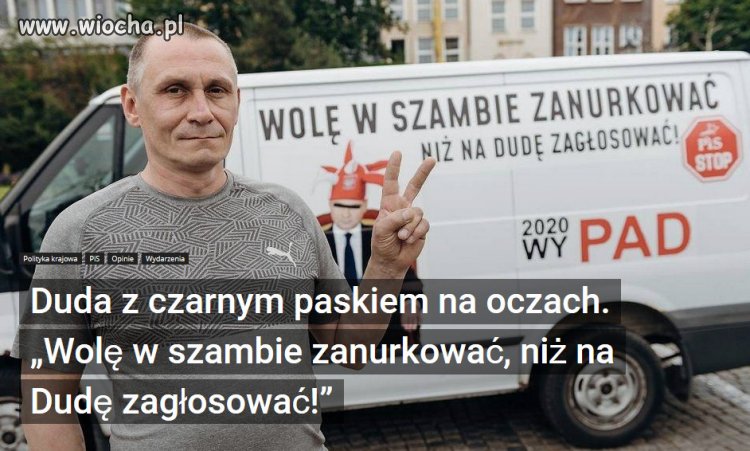 AntyDuda bus wraca na ulicę Gdańska