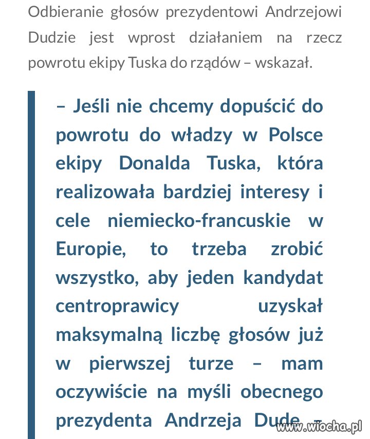 U rydzyka bez ogródek